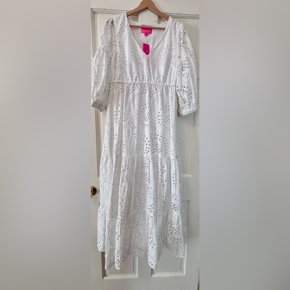Lilly Pulitzer White Eyelet Dress - Picture 4 of 6